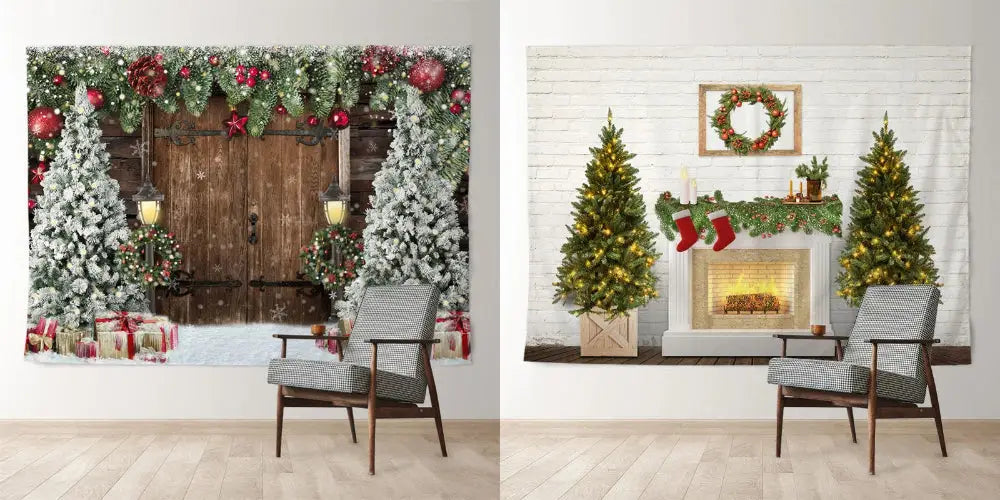 Christmas Family Photos Backdrops With Memorable Experience - Aperturee