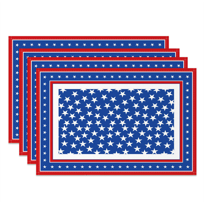 Aperturee - Stars Repeat Independence Day Set Of 4 Placemats