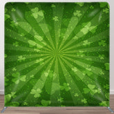 Aperturee - Aperturee Lucky Clover Green Bokeh St Patricks Day Backdrop