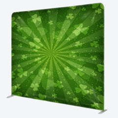 Aperturee - Aperturee Lucky Clover Green Bokeh St Patricks Day Backdrop