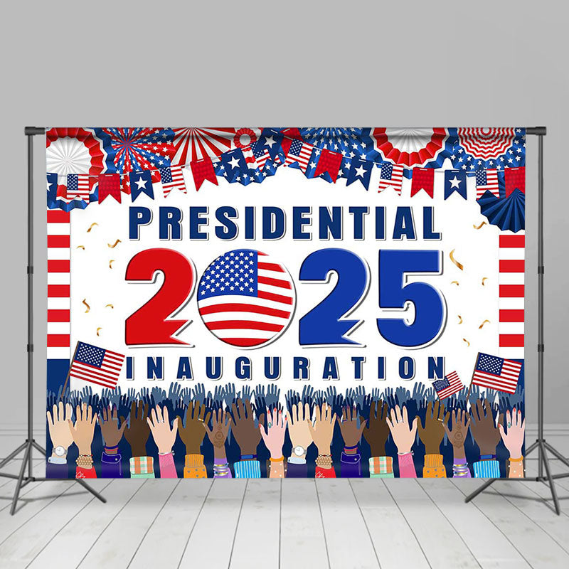 Aperturee - Aperturee Usa Flag Presidential 2025 Inauguration Backdrop