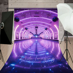 Aperturee - Aperturee Dynamic Purple Lighted Dance Hall Sweep Backdrop