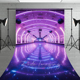 Aperturee - Aperturee Dynamic Purple Lighted Dance Hall Sweep Backdrop