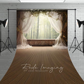 Aperturee - Aperturee Soft Curtain Window Bamboo Forest Scene Sweep Backdrop