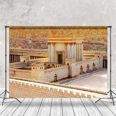 Aperturee - Retro Brick Wall Architecture Photograph Backdrop