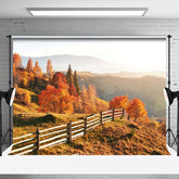 Aperturee - Hills And Woods Under The Sun Autumn Photo Backdrop