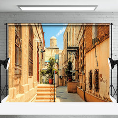 Aperturee - Rural Ancient Town Street Photography Backdrop