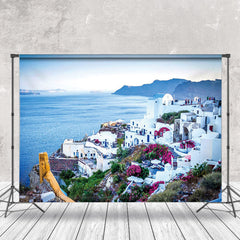 Aperturee - European Architecture Seaside Resort Photo Backdrop