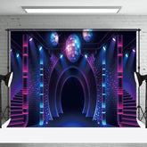 Aperturee - Disco Shiny Light Ball Dancing Party Photo Backdrop
