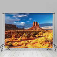 Aperturee - Aperturee Overgrown Desert Blue Sky Natural Scene Backdrop