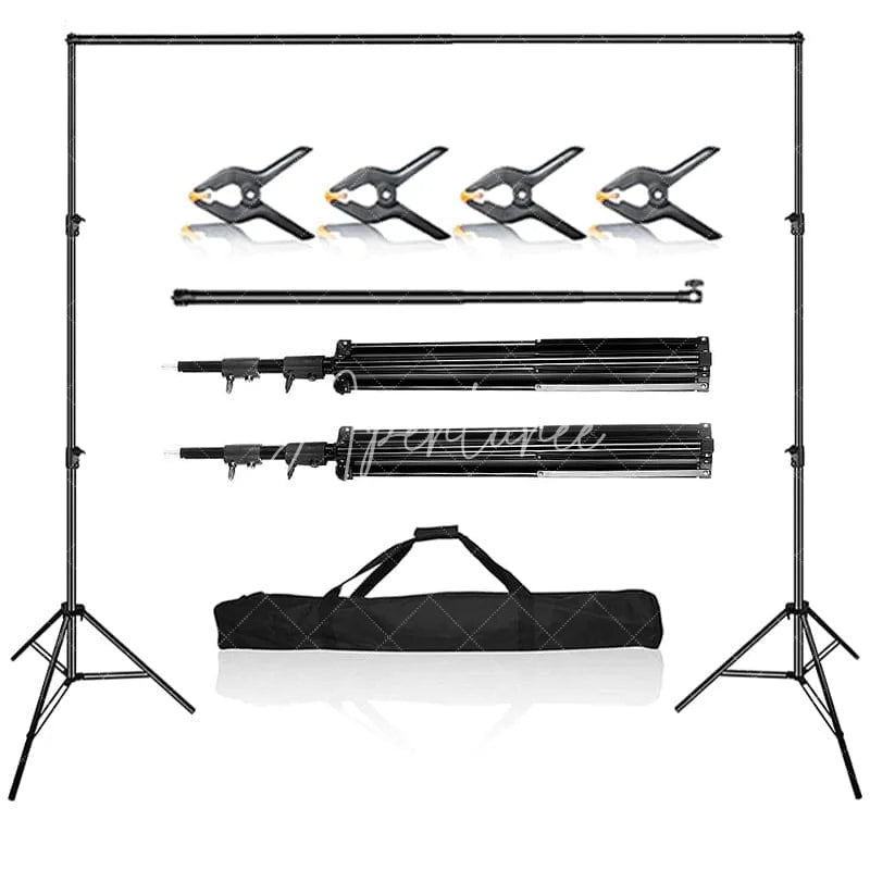 Aperturee - 10X10FT Metal Adjustable Photography Backdrop Stand