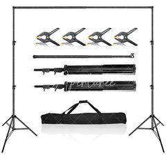 Aperturee - 10X10FT Metal Adjustable Photography Backdrop Stand
