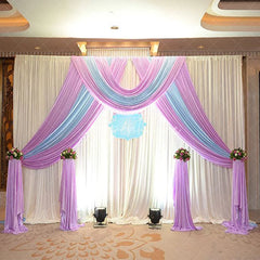 Lofaris 20FTX10FT Double Crossbar Hangers Pipe Drape Stand