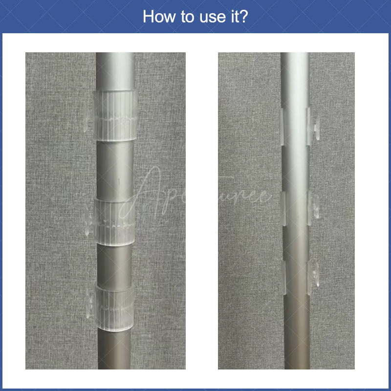 Aperturee - 5 Pack Magic Clips to Attach Balloons or Decor to the Circle Backdrop