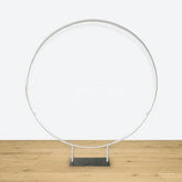 Lofaris (7 Day Delivery) Silver Round Heavy Duty Wedding Party Backdrop Stand
