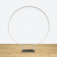 Lofaris (7 Day Delivery) Silver Round Heavy Duty Wedding Party Backdrop Stand
