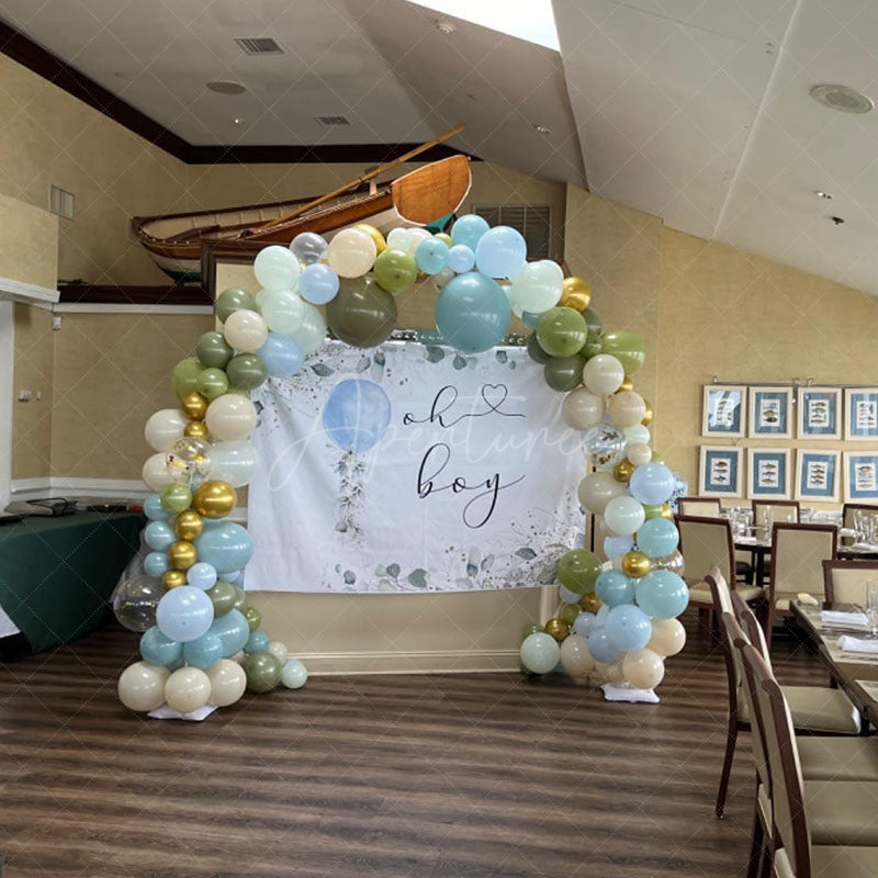 Aperturee - (7 Day Delivery) Wide Arch 10x8ft Wedding Stand Balloon Semi-circle Frame