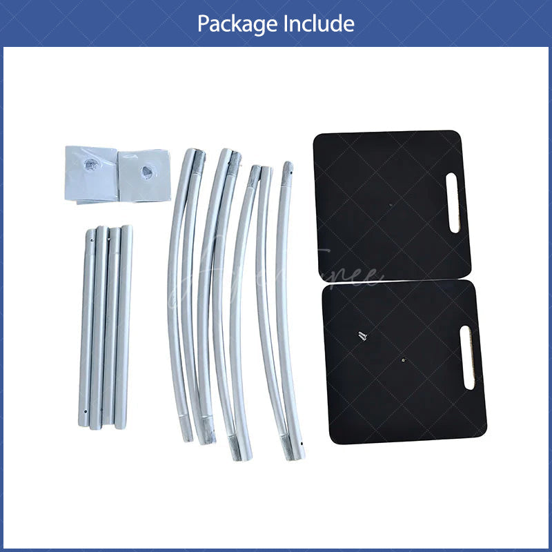 Aperturee - (7 Day Delivery) Wide Arch 10x8ft Wedding Stand Balloon Semi-circle Frame