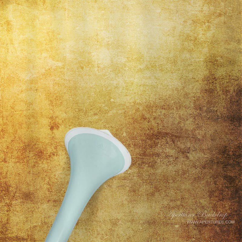 Aperturee - A Bit Rusty Yellow Abstract Texture Photography Backdrop