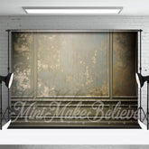 Aperturee - Abstract Gray Trim Moulding Retro Wall Backdrop