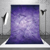 Aperturee - Abstract Purple Cement Wall Texture Photo Backdrop