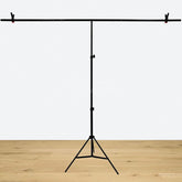 Aperturee T-Shape Adjustable Backdrop Stand Support Frame