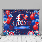 Aperturee - American Hat 4th Of July Independence Day Backdrop