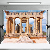 Aperturee - Ancient Temple Of Aphaea Ruins Architecture Backdrop