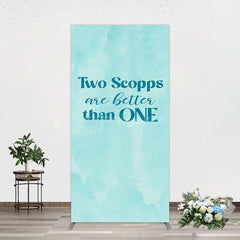 Aperturee - Aperturee 2 Scopps Are Better Than One Birthday Rectangle Backdrop