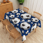Aperturee - Aperturee 3D Football Print Home Party Rectangular Tablecloth