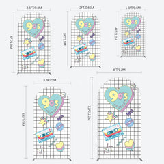 Aperturee - Aperturee 90S Forever Disco Audio Dance Party Arch Backdrop