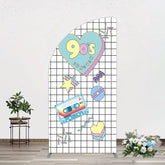 Aperturee - Aperturee 90S Forever Disco Audio Dance Party Half Moon Arch Backdrop