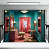 Aperturee - Aperturee A Dreamy Dressing Room Sweet Photography Backdrop