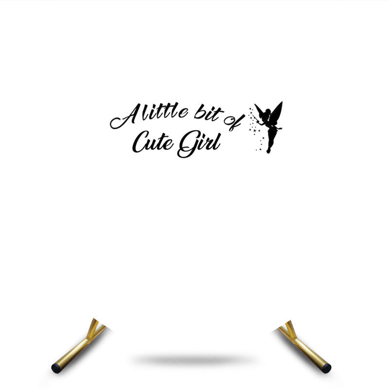 Aperturee - Aperturee A Little Bit Of Cute Girl Round Birthday Backdrop