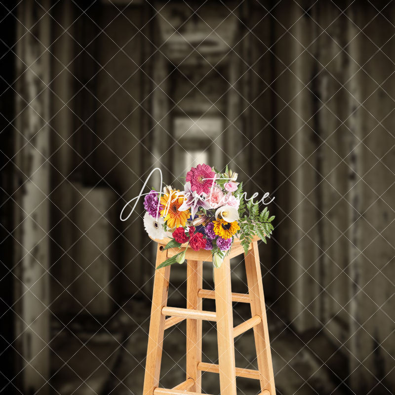 Aperturee - Aperturee Abandoned Decaying Hallway Architecture Backdrop