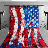 Aperturee - Aperturee Abstract American Flag Independence Day Sweep Backdrop