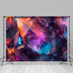 Aperturee - Aperturee Abstract Colorful Crystal Fine Art Photo Backdrop