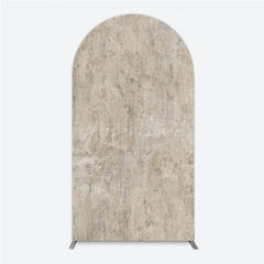 Aperturee - Aperturee Abstract Concrete Texture Arch Backdrop Gray Cement Wall Photography Minimalist Fine Art Studio Photo Prop