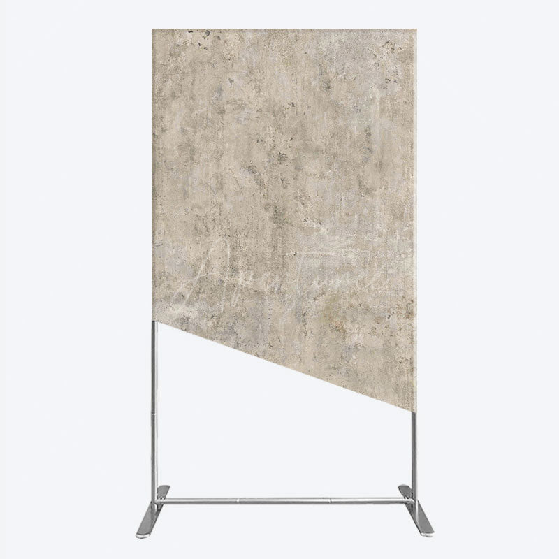 Aperturee - Aperturee Abstract Concrete Texture Rectangle Backdrop Gray Cement Wall Photography Minimalist Fine Art Studio Photo Prop