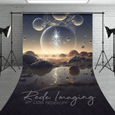 Aperturee - Aperturee Abstract Galactic Bubbles Fine Art Sweep Backdrop