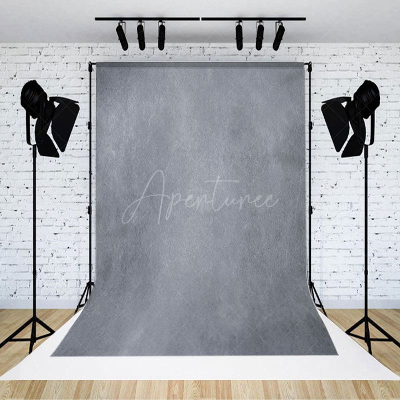 Aperturee - Aperturee Abstract Grey White Pattern Photography Backdrop