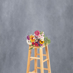 Aperturee - Aperturee Abstract Grey White Pattern Photography Backdrop
