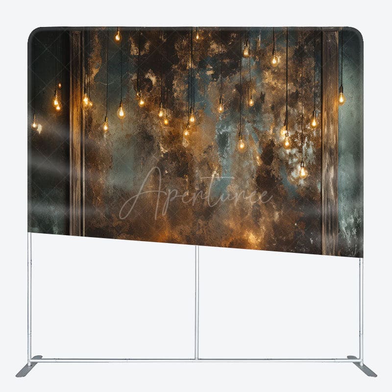Aperturee - Aperturee Abstract Lamp Bulb Dim Canvas Pillow Case Backdrop