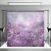 Aperturee - Aperturee Abstract Misty Elagant Purple Lavender Photo Backdrop