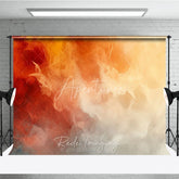 Aperturee - Aperturee Abstract Orange Red Yellow Gradient Photography Backdrop Warm Tones Artistic Photo Studio Background