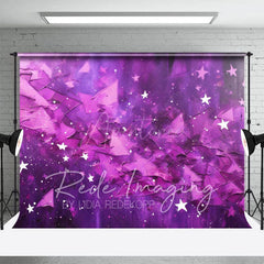 Aperturee - Aperturee Abstract Pink Stars Fine Art Photography Backdrop