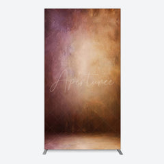 Aperturee - Aperturee Abstract Red Gold Mixed Pattern Birthday Rectangle Backdrop