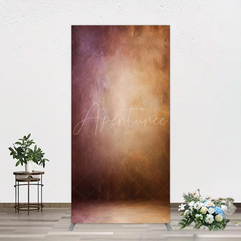 Aperturee - Aperturee Abstract Red Gold Mixed Pattern Birthday Rectangle Backdrop