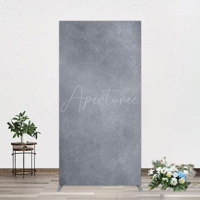 Aperturee - Aperturee Abstract Textured Gray Cement Wall Rectangle Backdrop