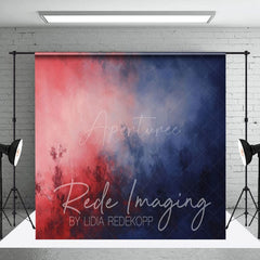 Aperturee - Aperturee Abstract Usa Flag Independence Day Room Set Backdrop